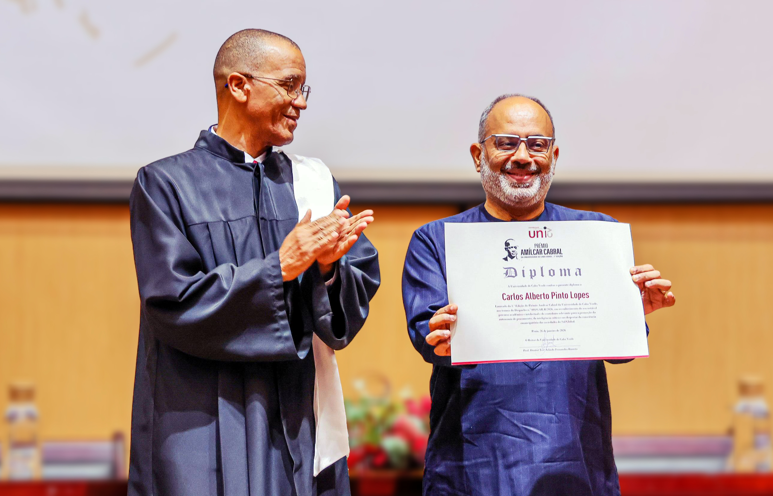 Uni-CV atribui pela primeira vez Prémio Amílcar Cabral a Carlos Lopes