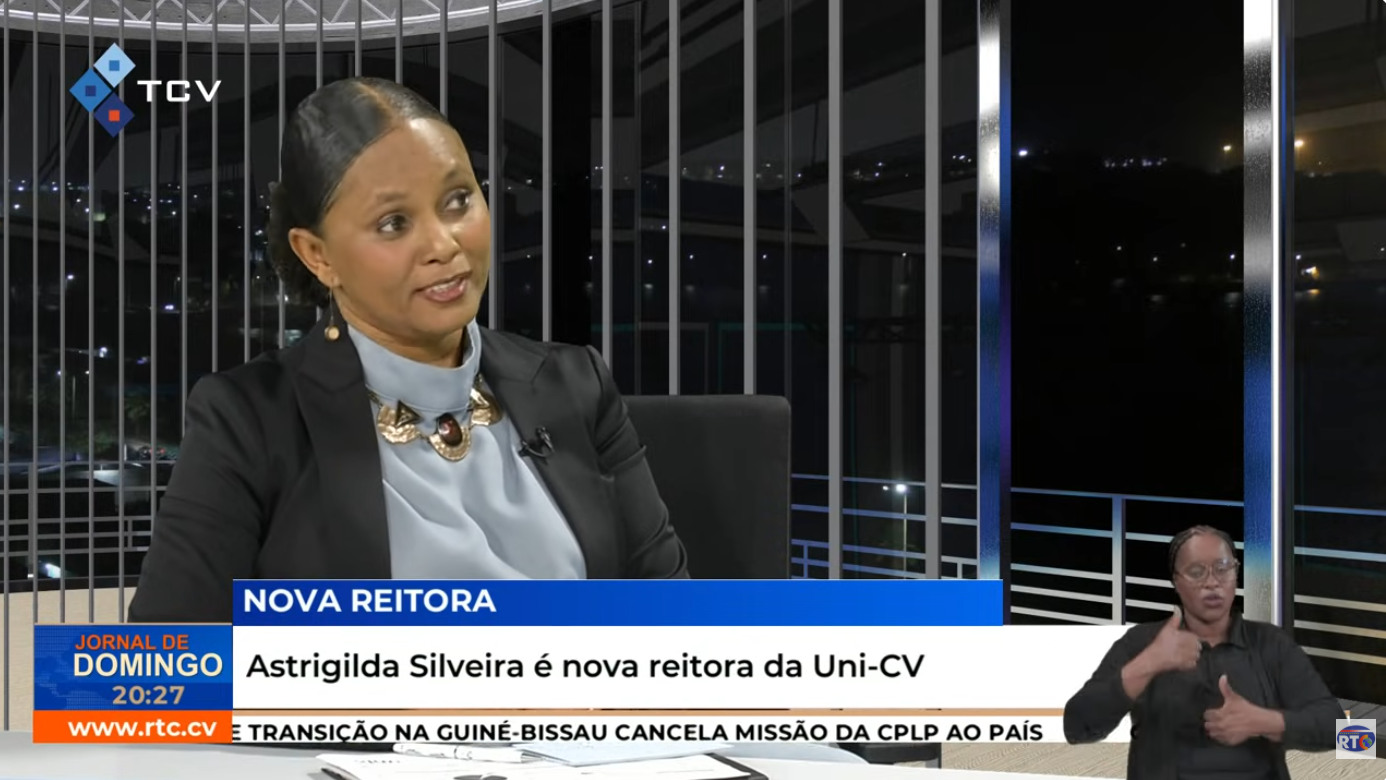 Entrevista na RTC: Reitora Eleita fala de autonomia, inovação e impacto social da Uni-CV