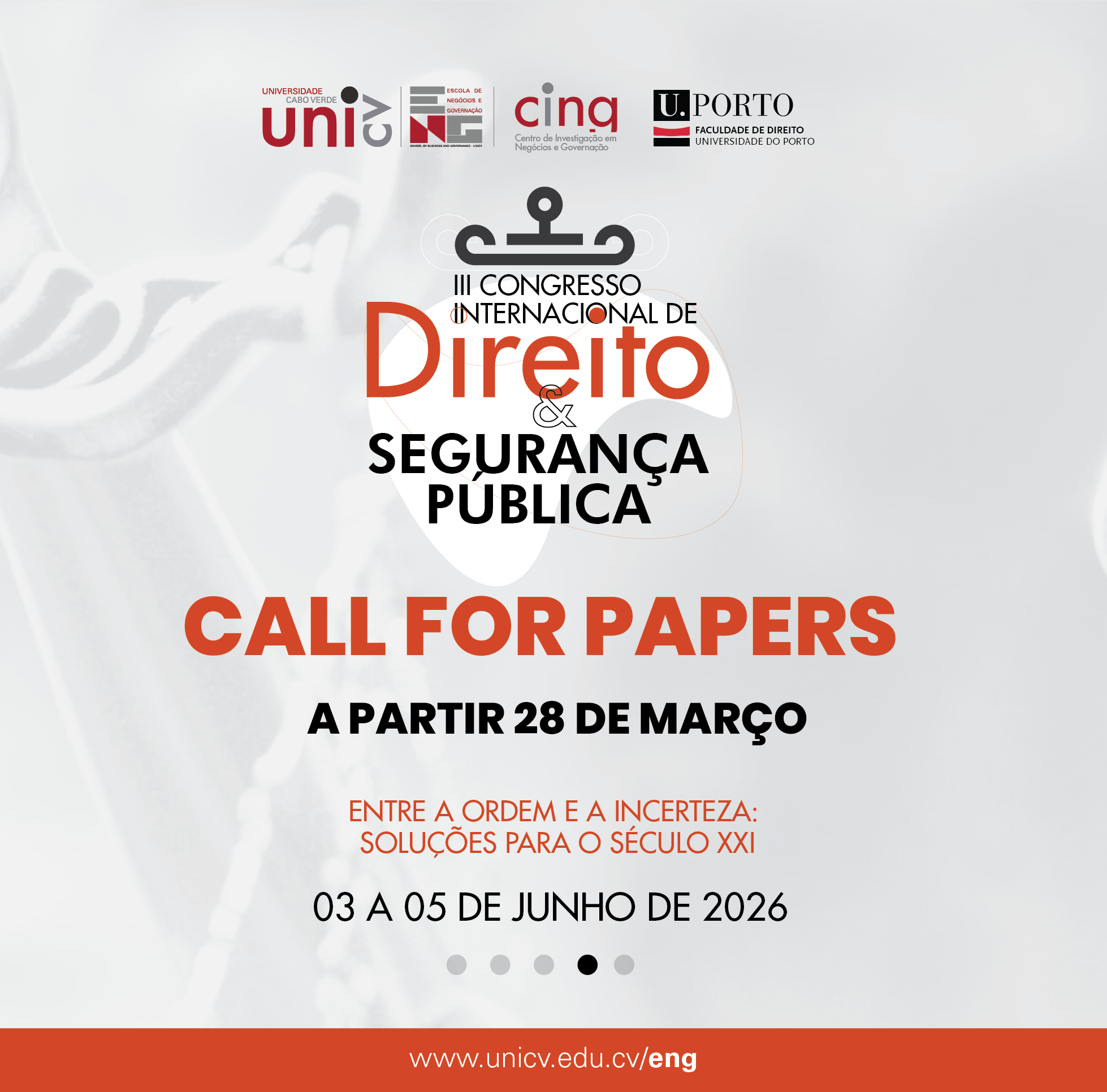 Uni-CV realiza III Congresso de Direito e Segurança Pública em junho