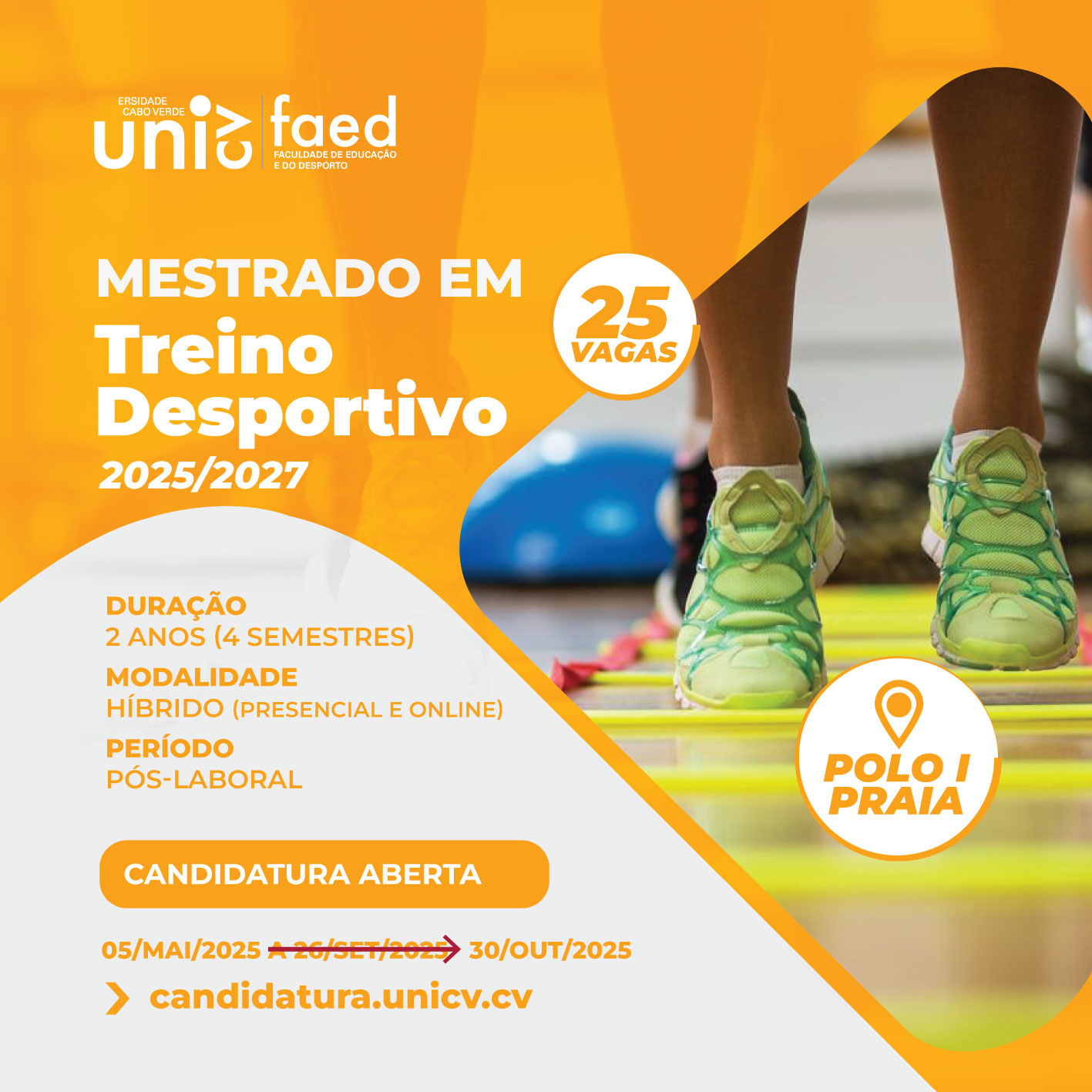 Mestrado em Treino do Desporto — cartaz