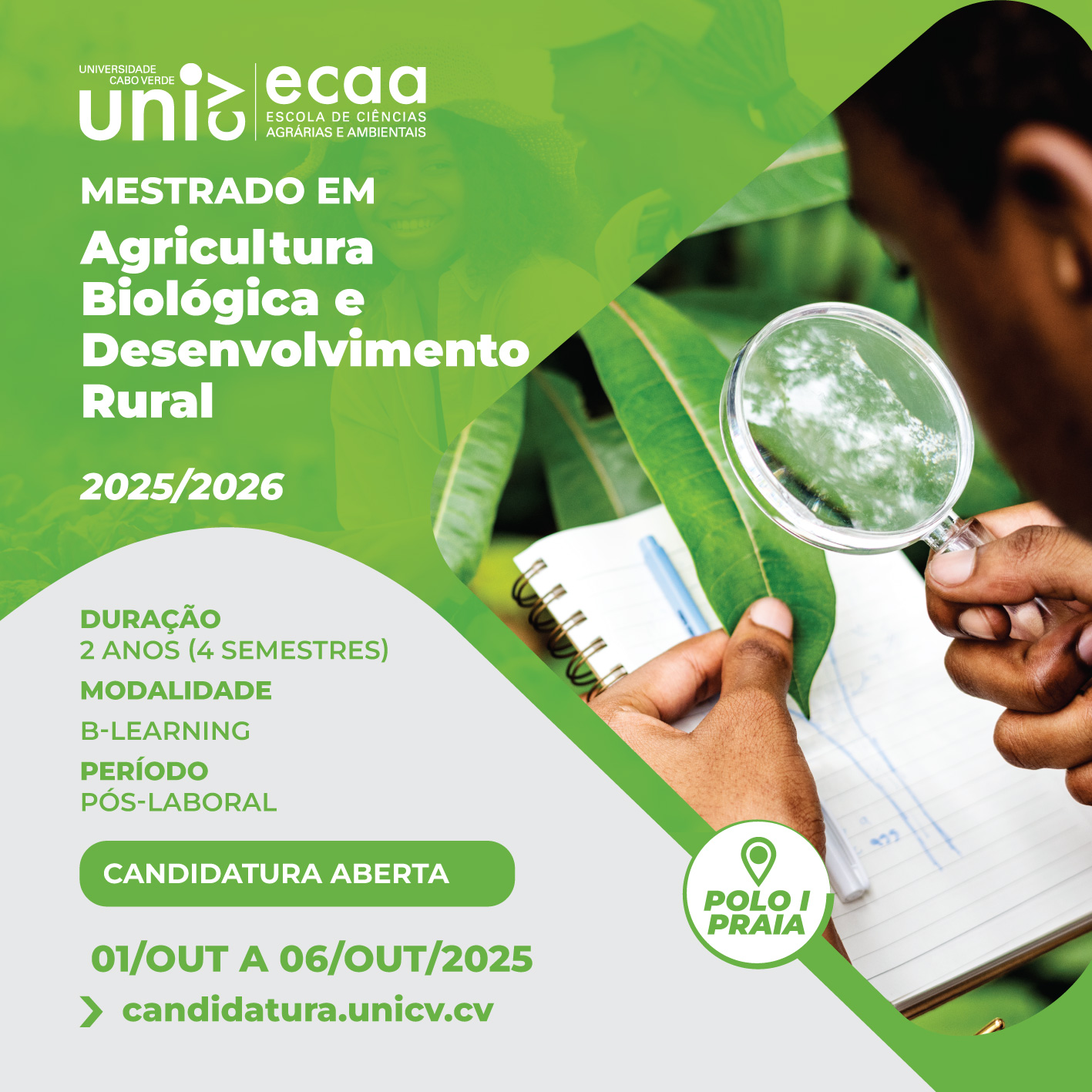 Mestrado em Agricultura Biológica e Desenvolvimento Rural — imagem do curso