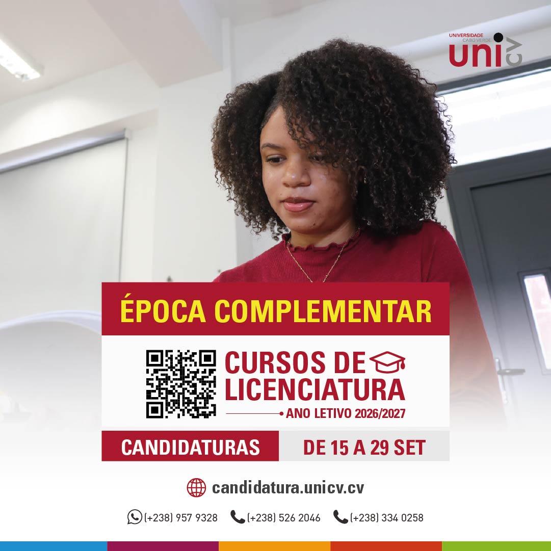 Uni-CV abre fase complementar de candidaturas às licenciaturas até 29 de setembro