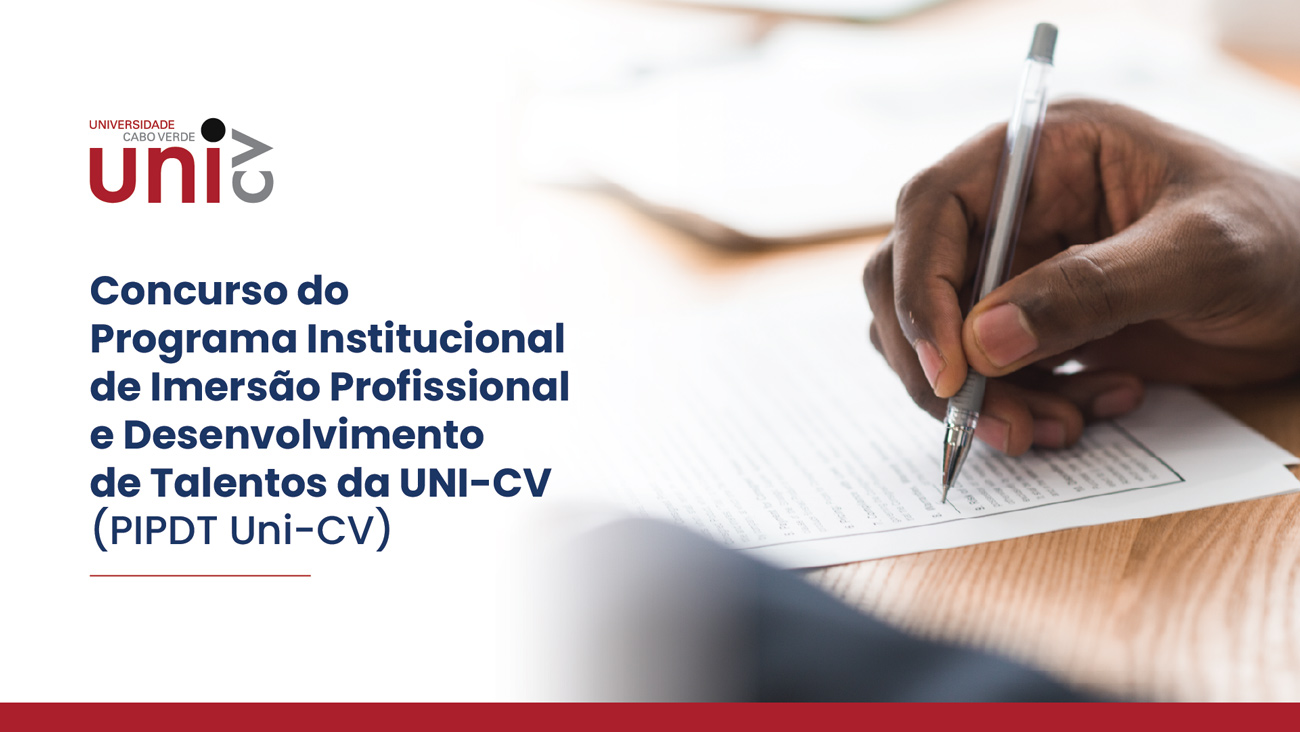 Uni-CV abre concurso vagas no Programa de Imersão Profissional e Desenvolvimento de Talentos