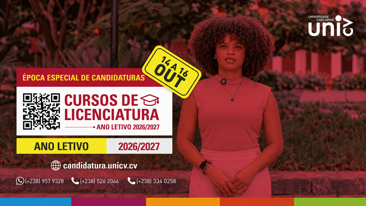 Uni-CV abre fase especial de candidaturas às licenciaturas até 16 de outubro