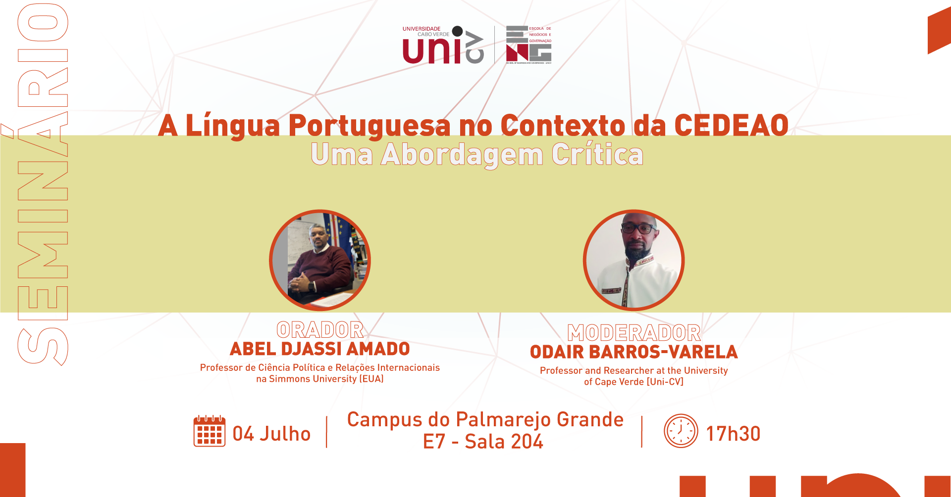 A Língua Portuguesa no Contexto da CEDEAO Site Capa