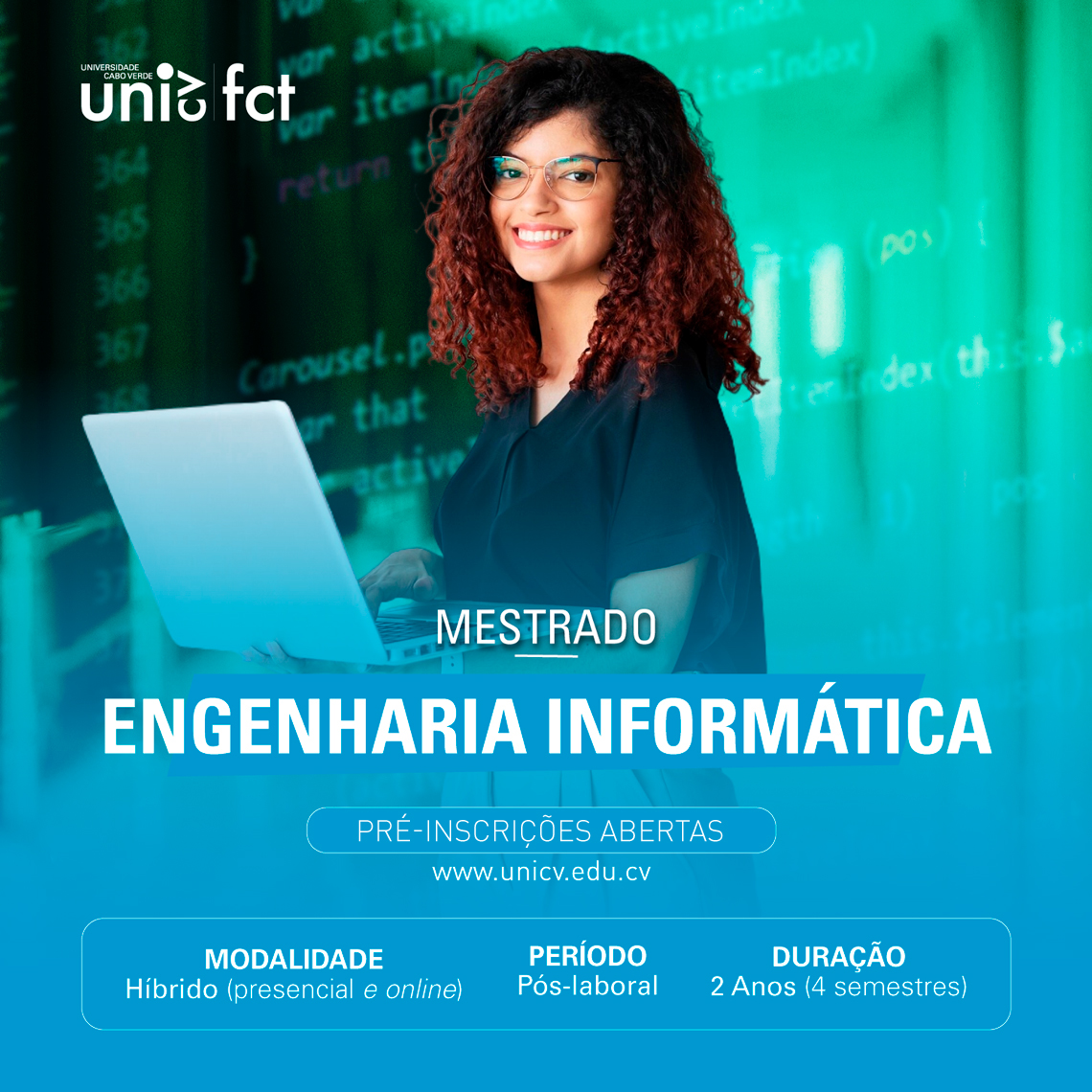 Uni-CV abre pré-inscrições para Mestrado em Engenharia Informática